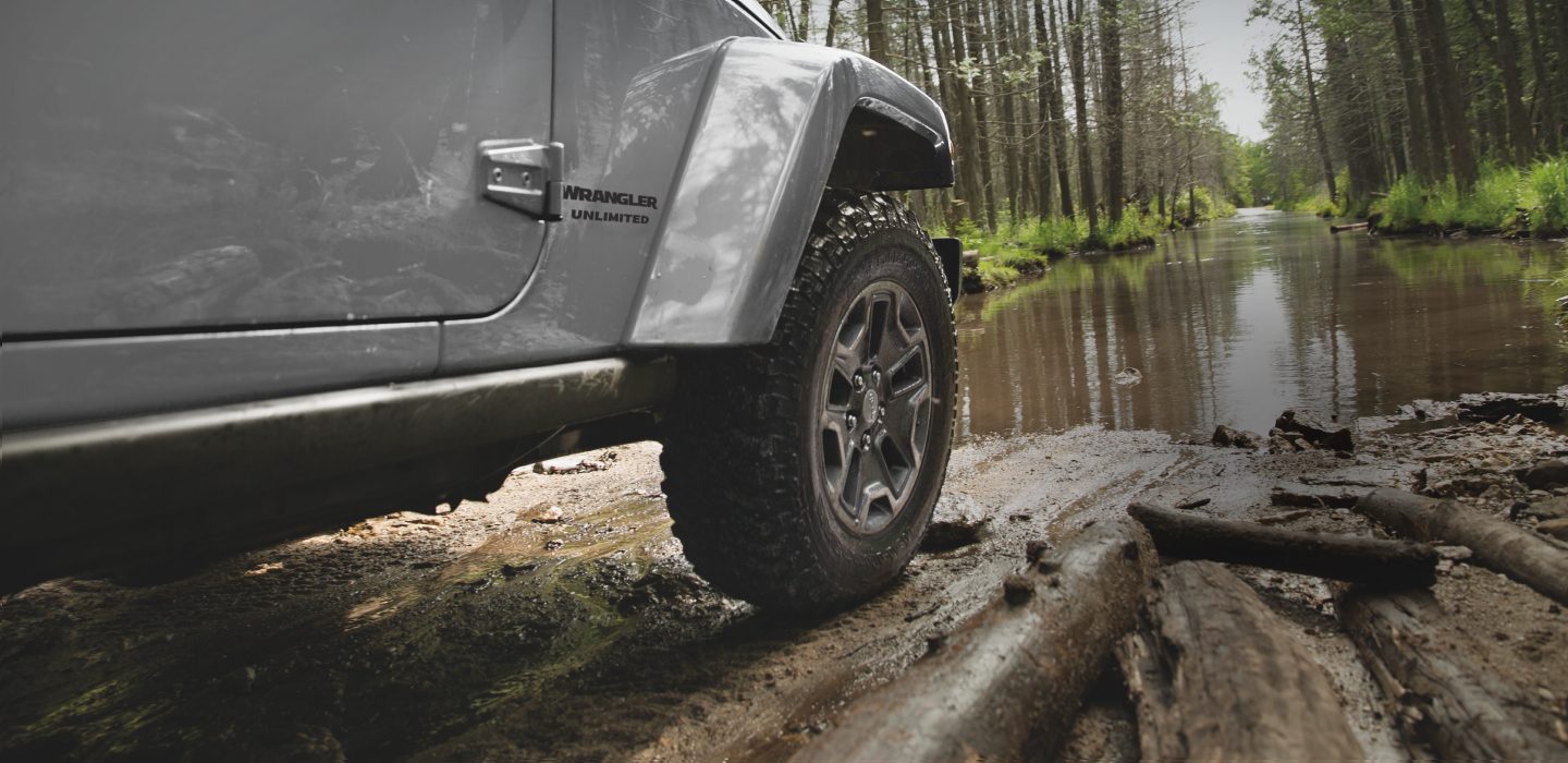 Jeep 4x4 on Mud Terrain