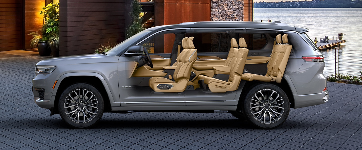 Jeep® Grand Cherokee L 3rd Row Interior - Luxurious SUV Interior